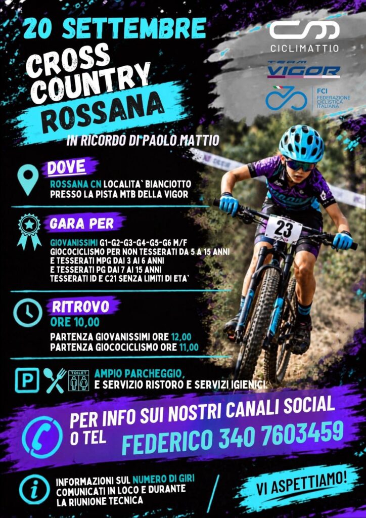 Cross Country Rossana – 20 settembre 2026
